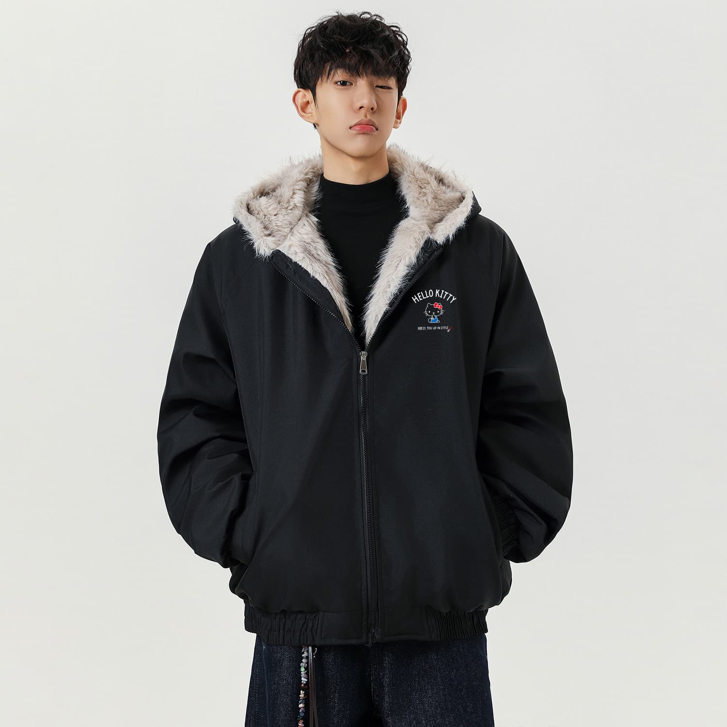 Sanrio x Hello Kitty Хелло Китти SS25 Пуховая куртка Женская - изображение 5