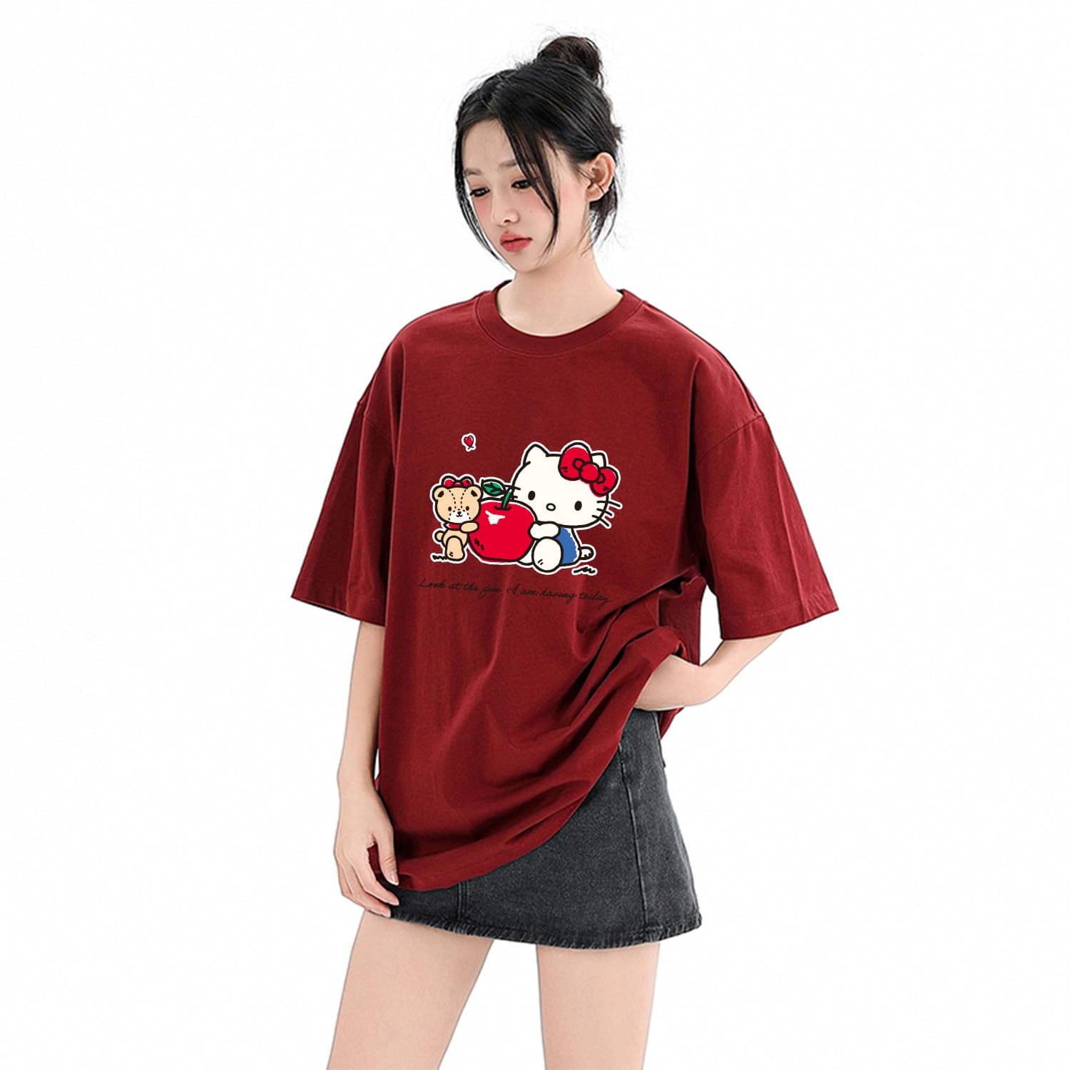 Футболка Sanrio Hello Kitty Collection Женские T-рубашки - изображение 4