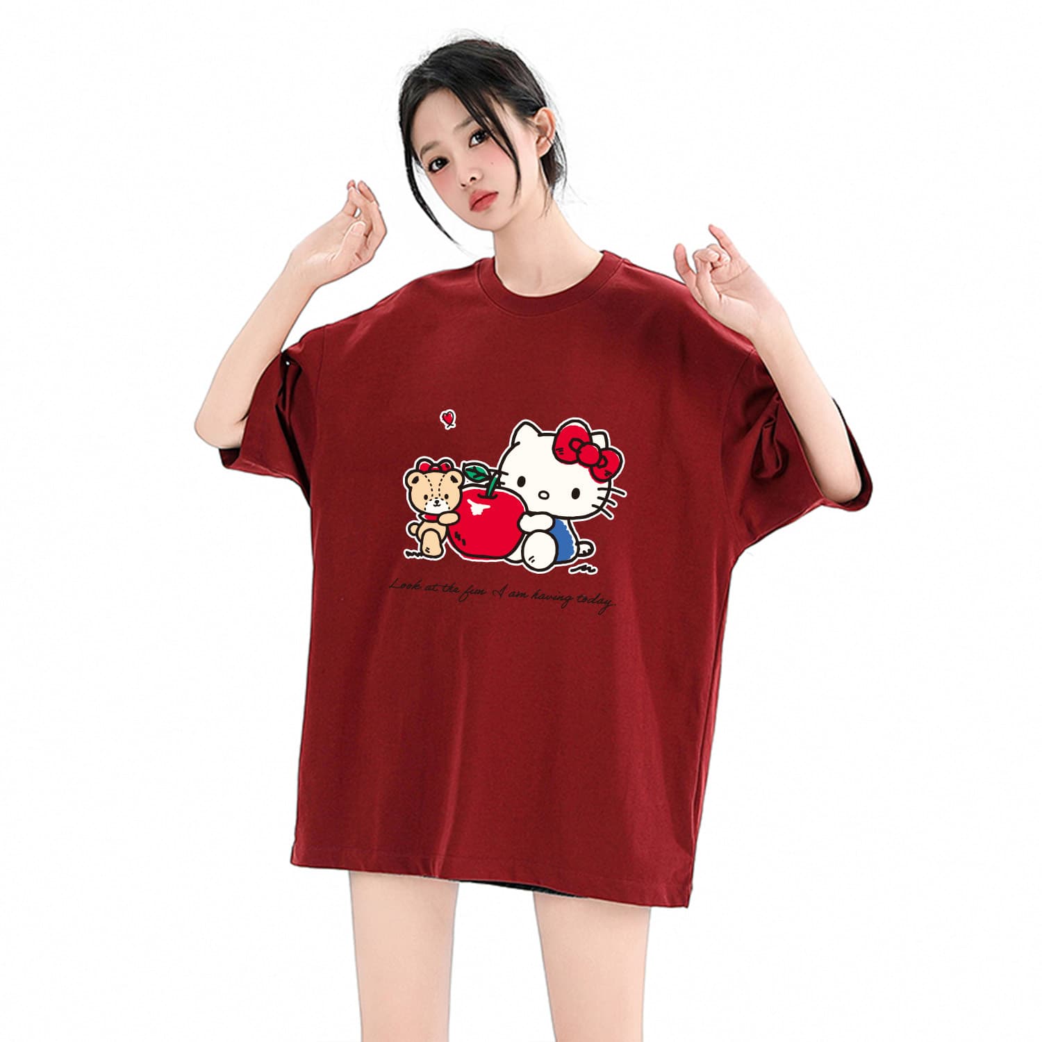 Футболка Sanrio Hello Kitty Collection Женские T-рубашки - изображение 3
