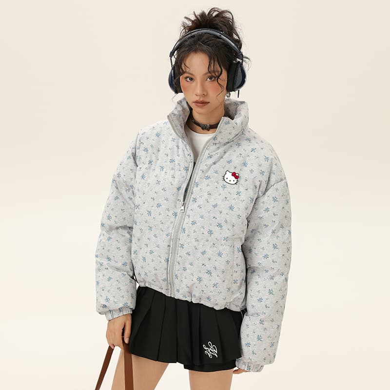 Sanrio x Hello Kitty Хелло Китти SS25 Пуховая куртка Женская - изображение 4