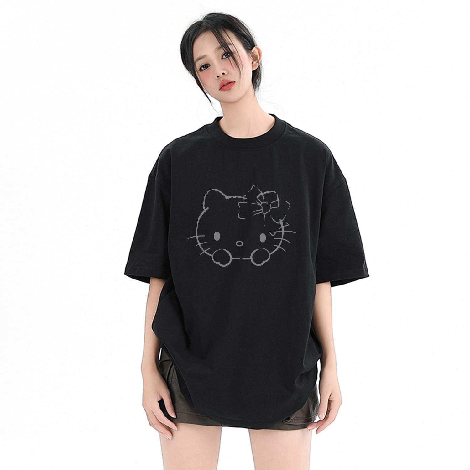 Футболка Sanrio Hello Kitty Collection Женские T-рубашки - изображение 4