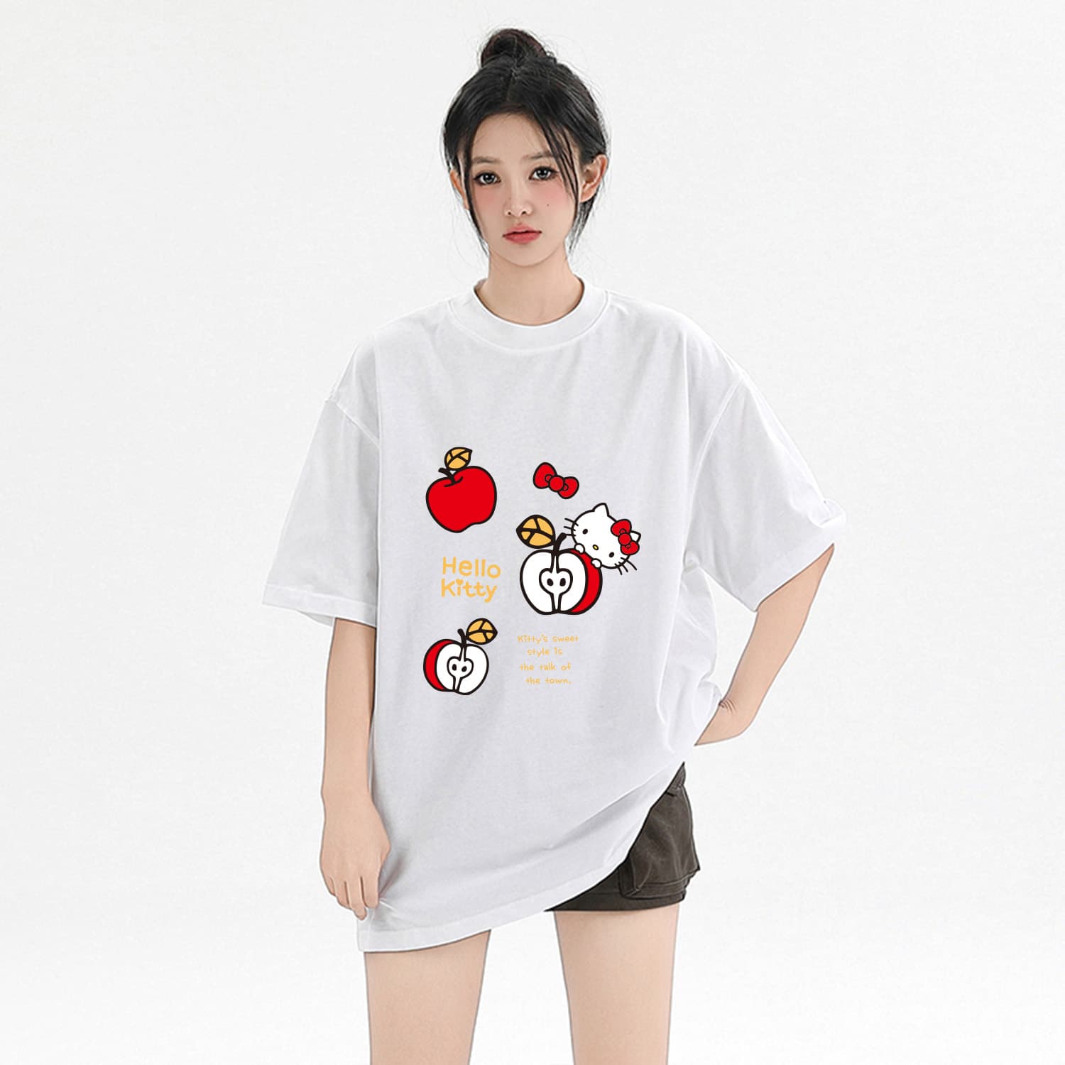 Футболка Sanrio Hello Kitty Collection Женские T-рубашки - изображение 3