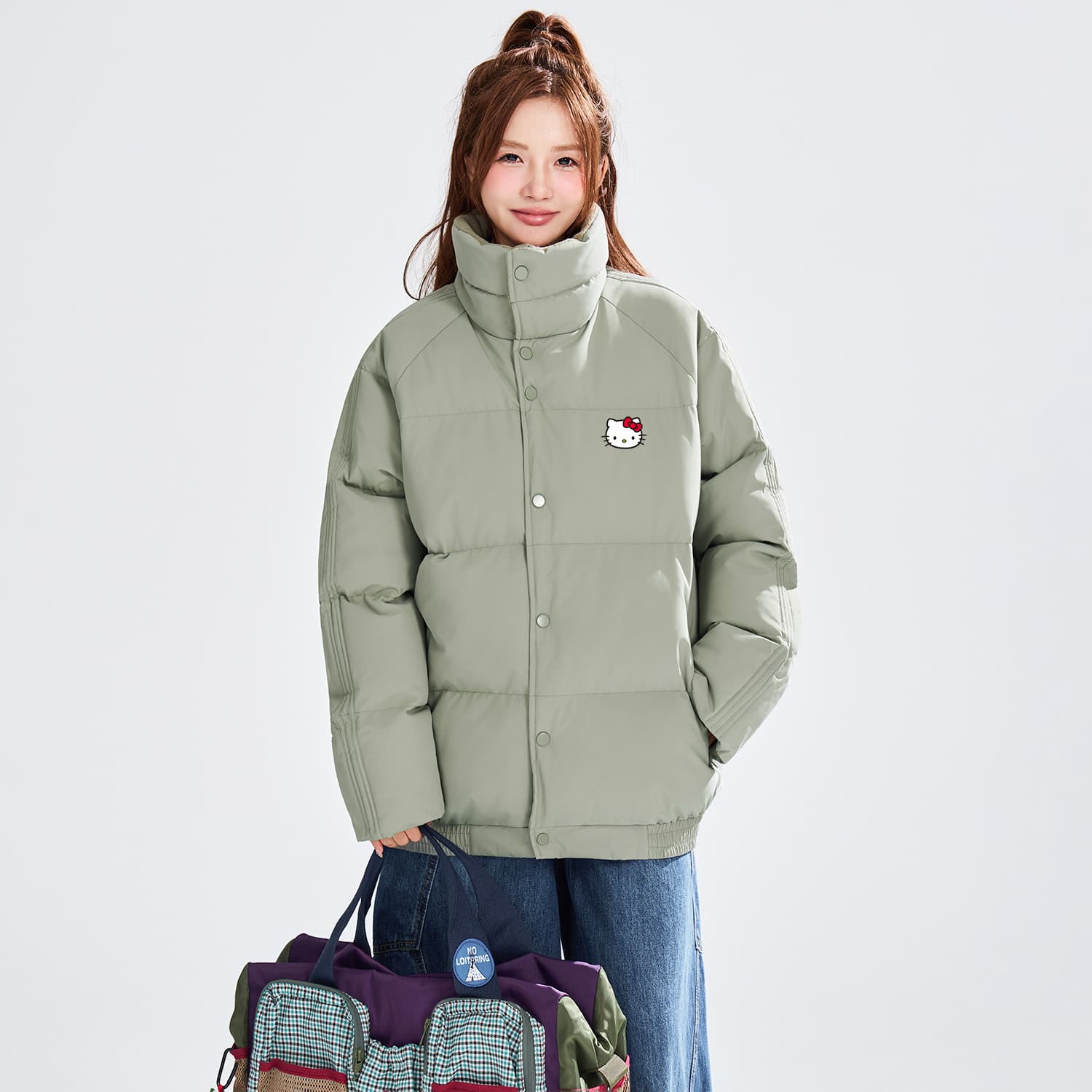 Sanrio x Hello Kitty Хелло Китти SS25 Пуховая куртка Женская - изображение 5