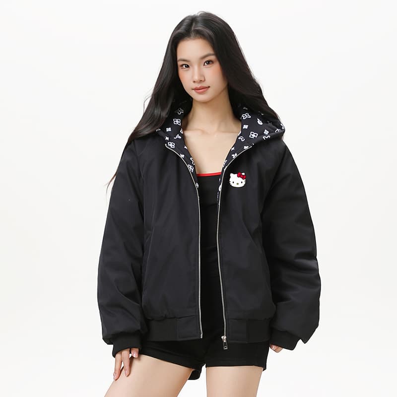 Sanrio x Hello Kitty HelloKitty Пуховая куртка Женские - изображение 4