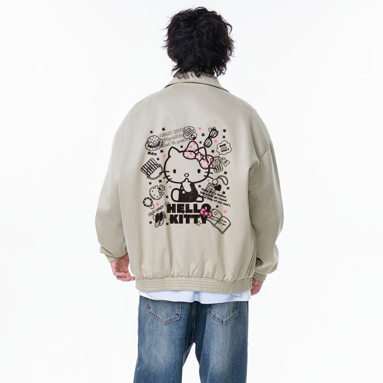Куртка Sanrio x Hello Kitty Хелло Китти SS25 Куртка Унисекс - изображение 3