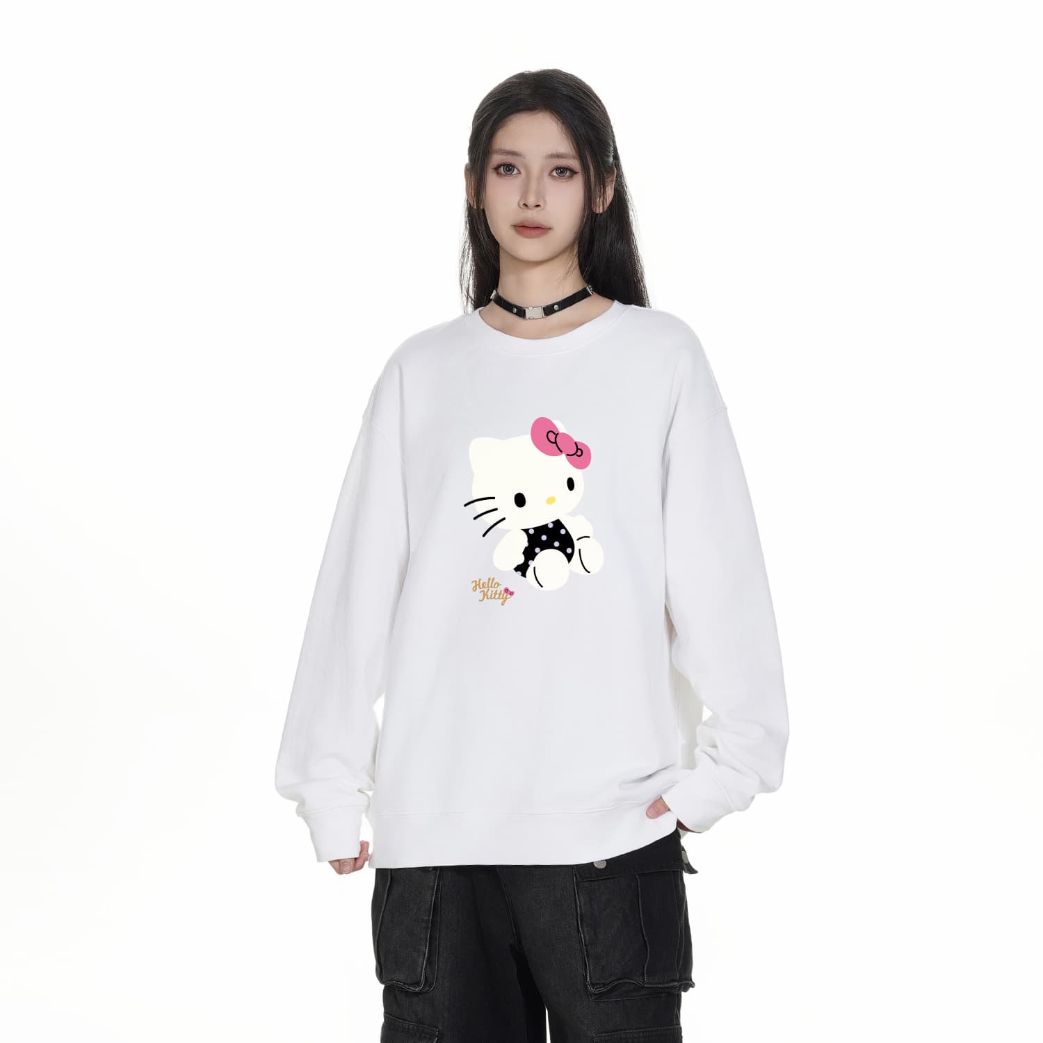 Худи Sanrio x Hello Kitty SS25 Толстовка Унисекс - изображение 4