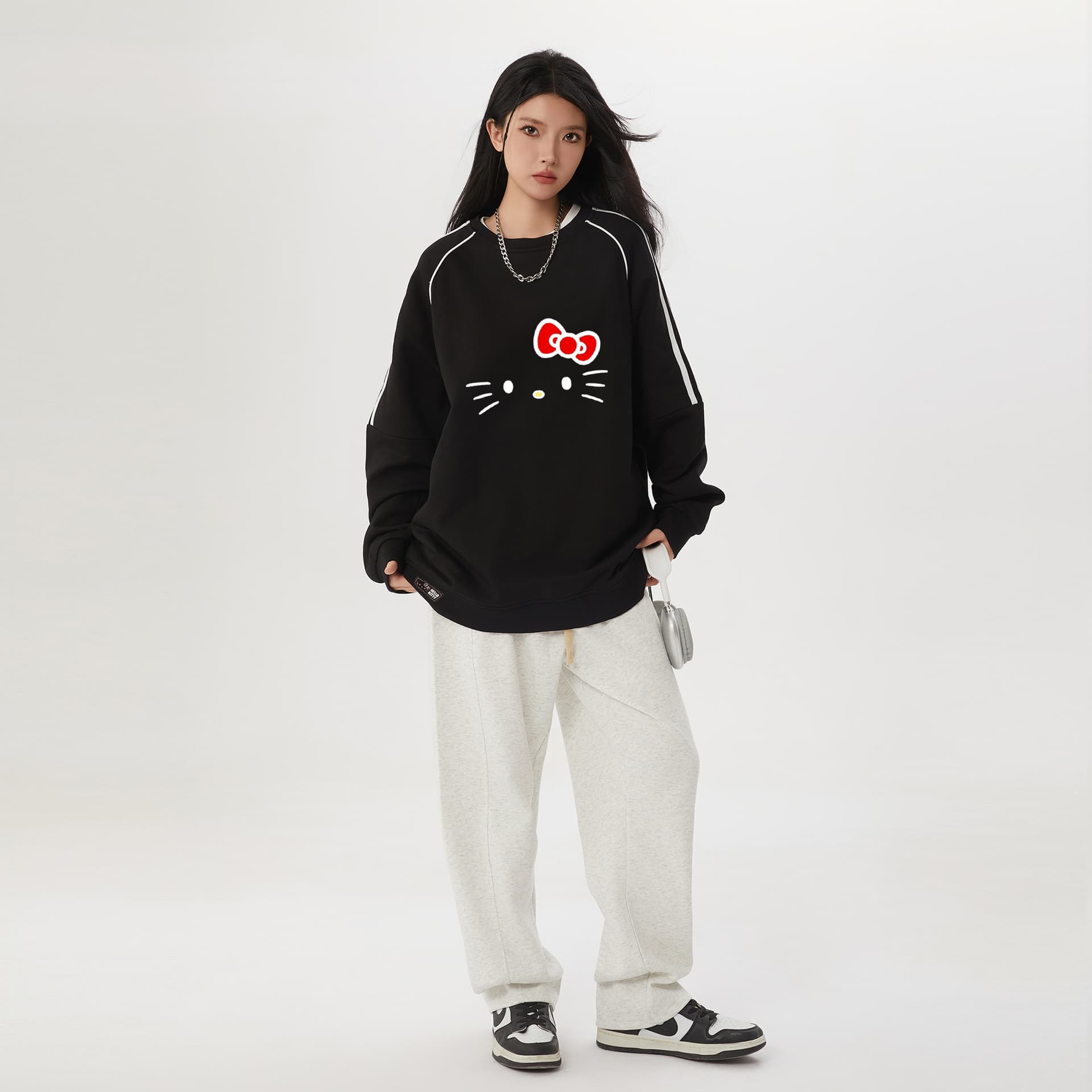 Худи Sanrio x Hello Kitty SS25 Толстовка Женское - изображение 3