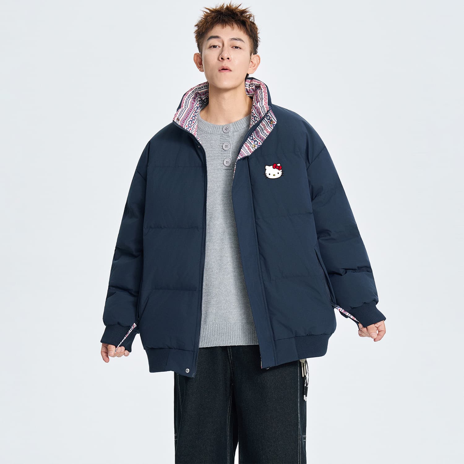 Sanrio x Hello Kitty Хелло Китти SS25 Пуховая куртка Женская - изображение 5