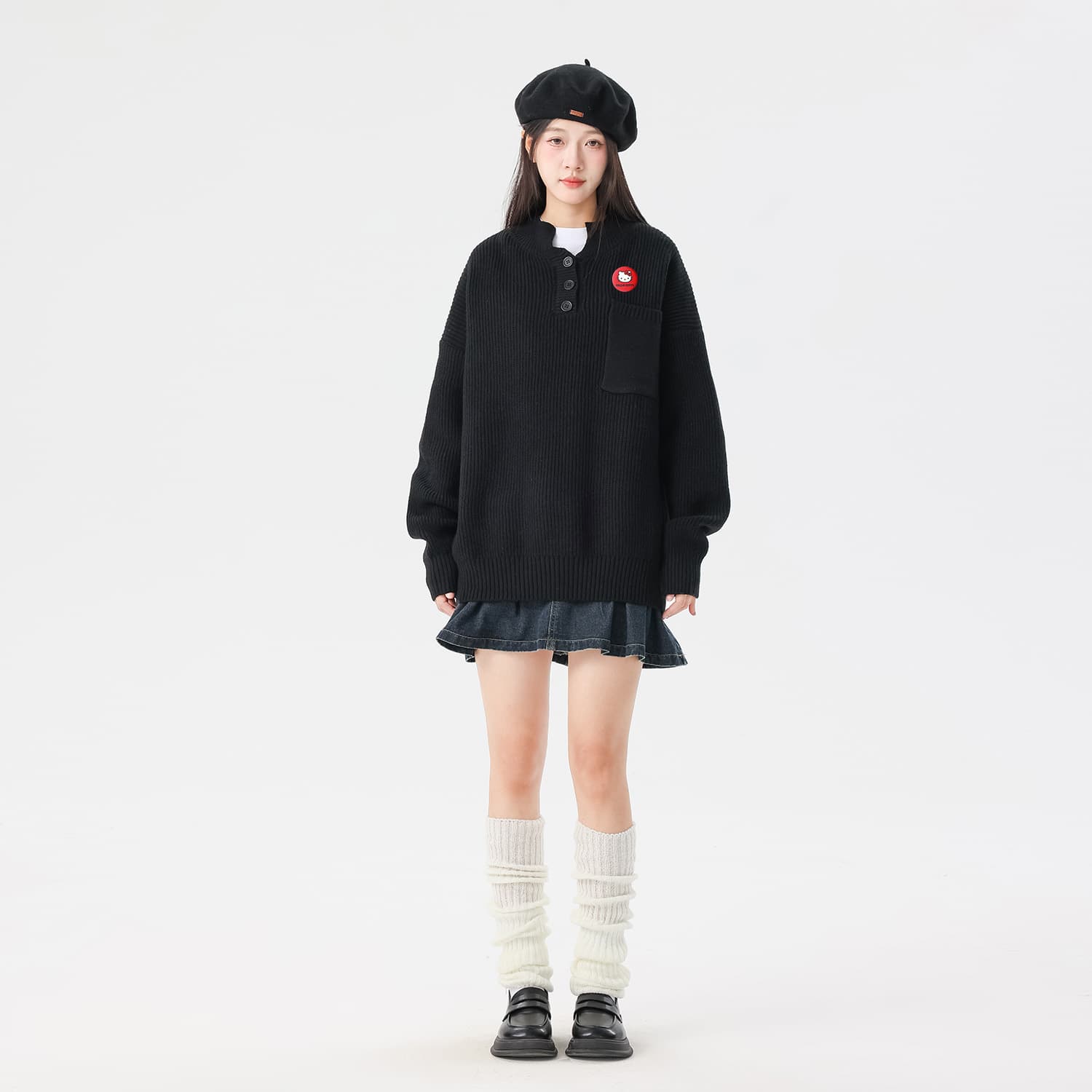 Кардиган Sanrio x Hello Kitty Хелло Китти SS25 Свитер Унисекс - изображение 4