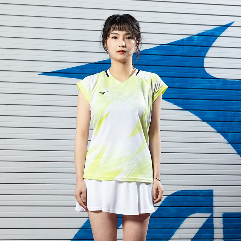 Mizuno Комплект с юбкой Женские Желтый белый - изображение 4