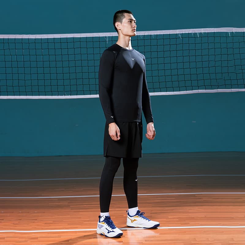 Mizuno Падел-бадминтон Джерси Унисекс Черный - изображение 4