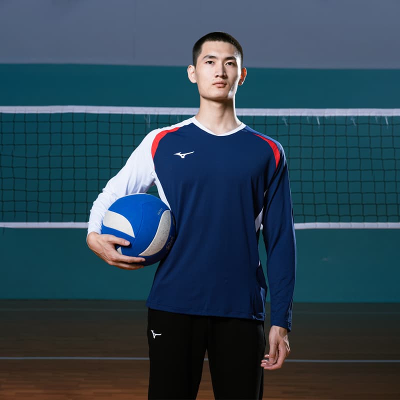 Mizuno Падел-бадминтон Джерси Унисекс Синий Красный Белый - изображение 4