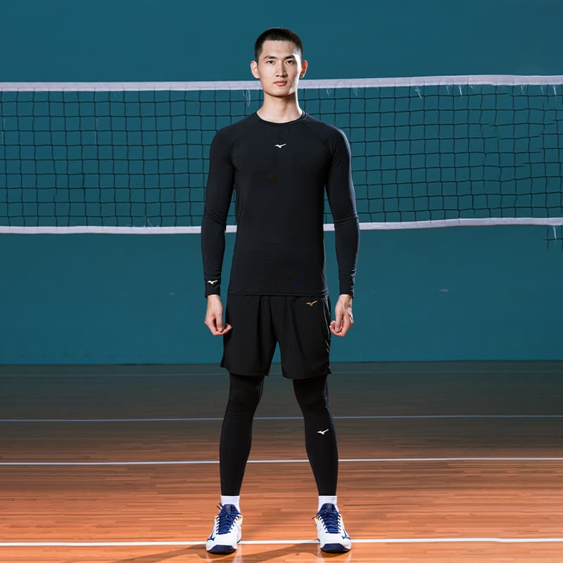 Mizuno Падел-бадминтон Джерси Унисекс Черный - изображение 3