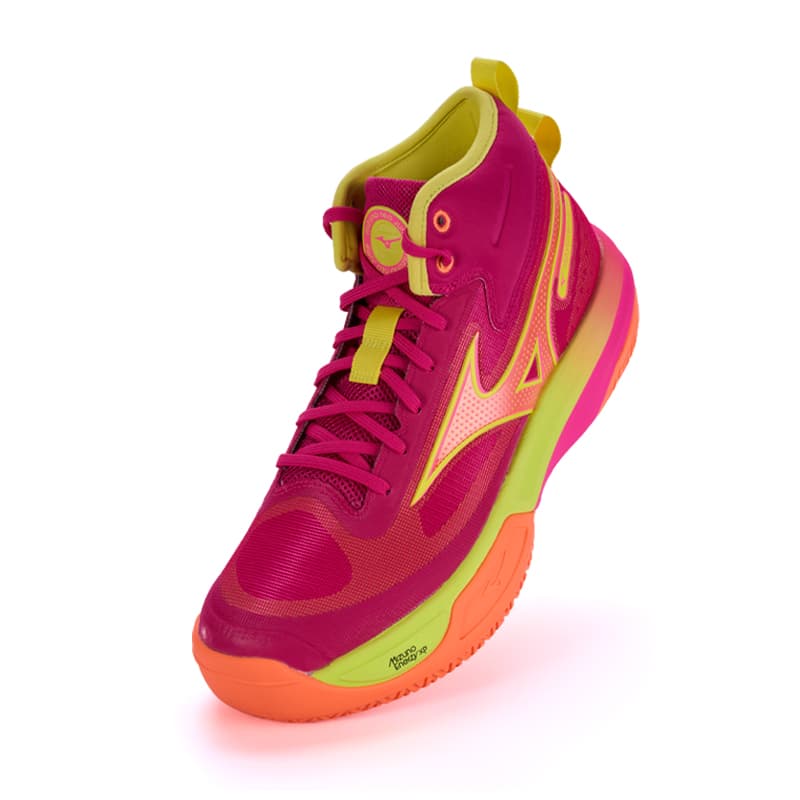 Кроссовки Mizuno NEO JUMP MID Амортизация Устойчивость к износу Противоскользящие MID Топ Волейбольные кроссовки Унисекс - изображение 5