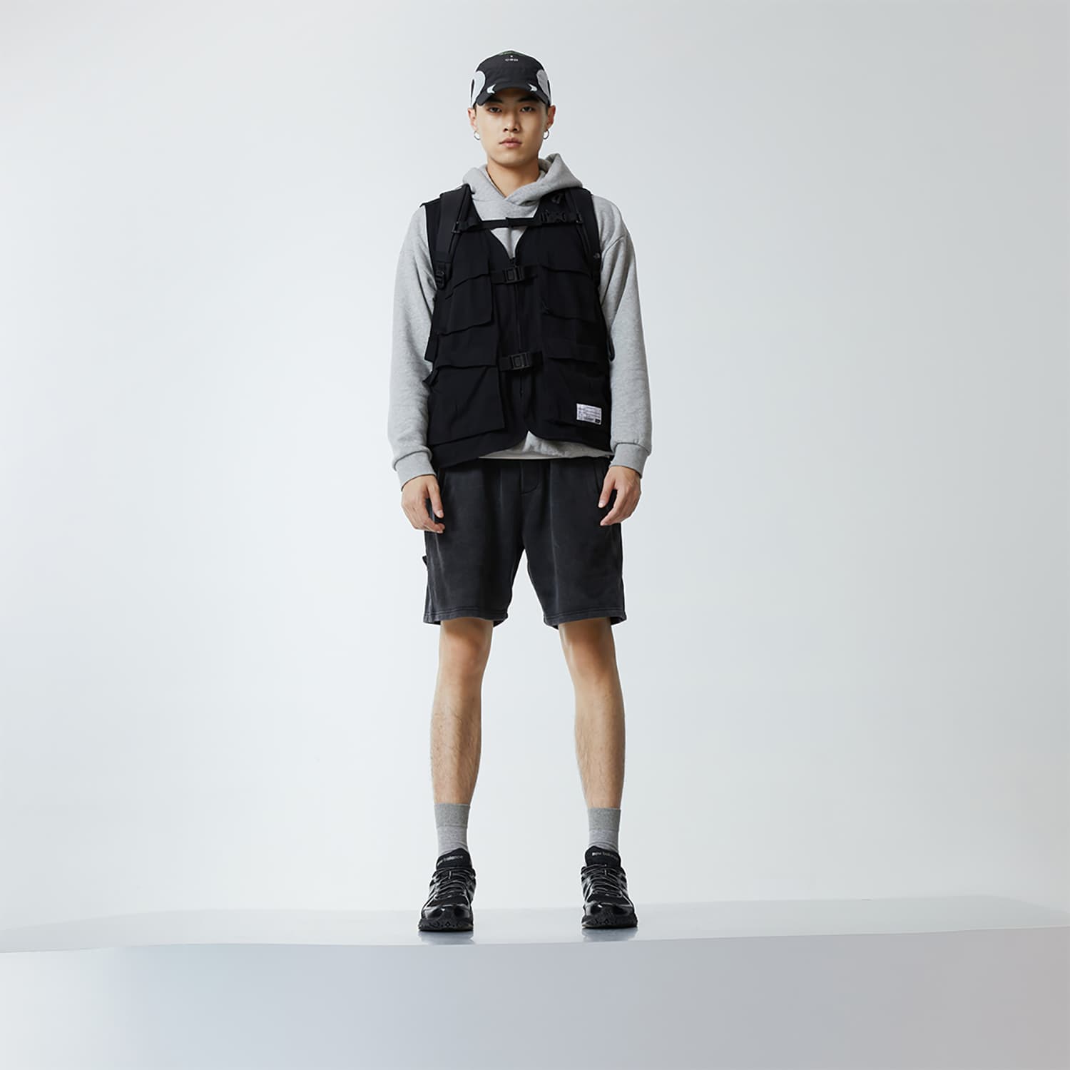 Кроссовки для бега New Balance 860 Black White - изображение 8