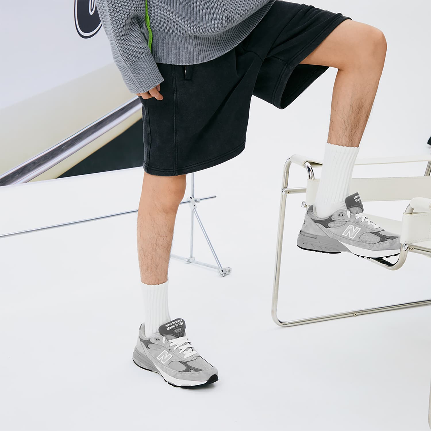 Кроссовки для бега New Balance 993 Grey - изображение 9