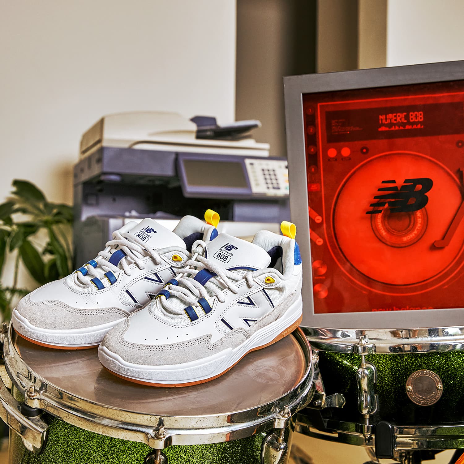 Кроссовки New Balance Tiago Lemos 808 White Blue - изображение 11