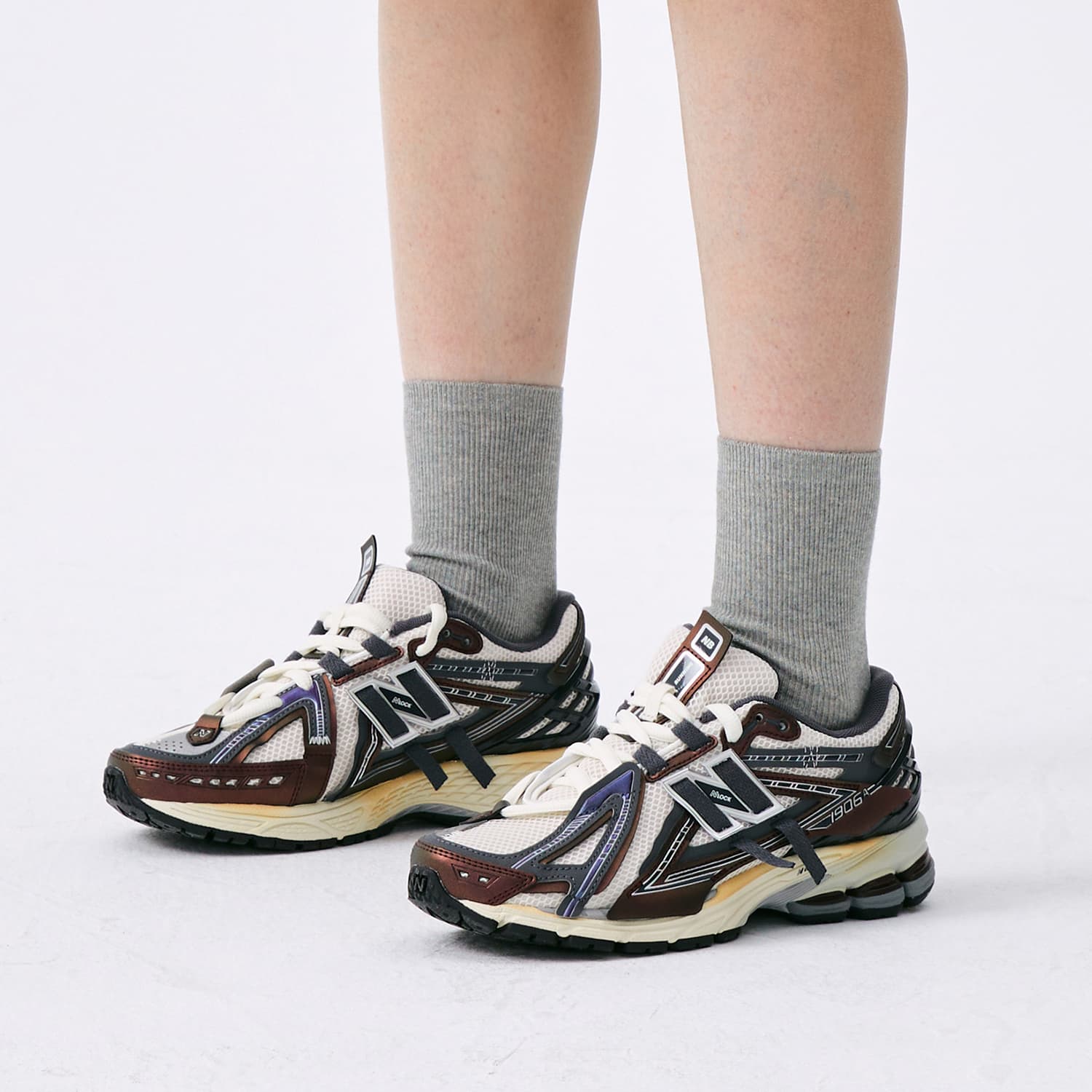 Кроссовки для бега New Balance 1906A Устойчивые к истиранию Баланс Низкие Повседневные Городские Коммутационные Беговые Кроссовки - изображение 7