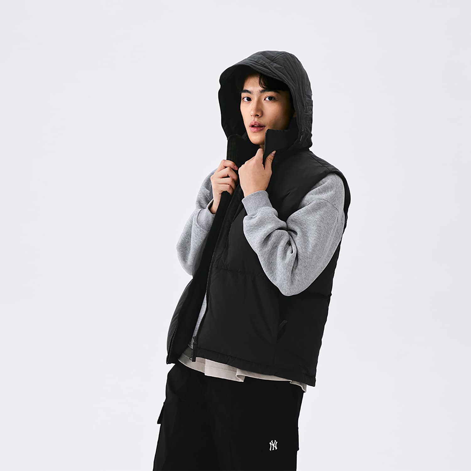 Жилет New Balance Lifestyle Casual Collection FW24 Гусиный пух Жилет Унисекс Черный - изображение 4
