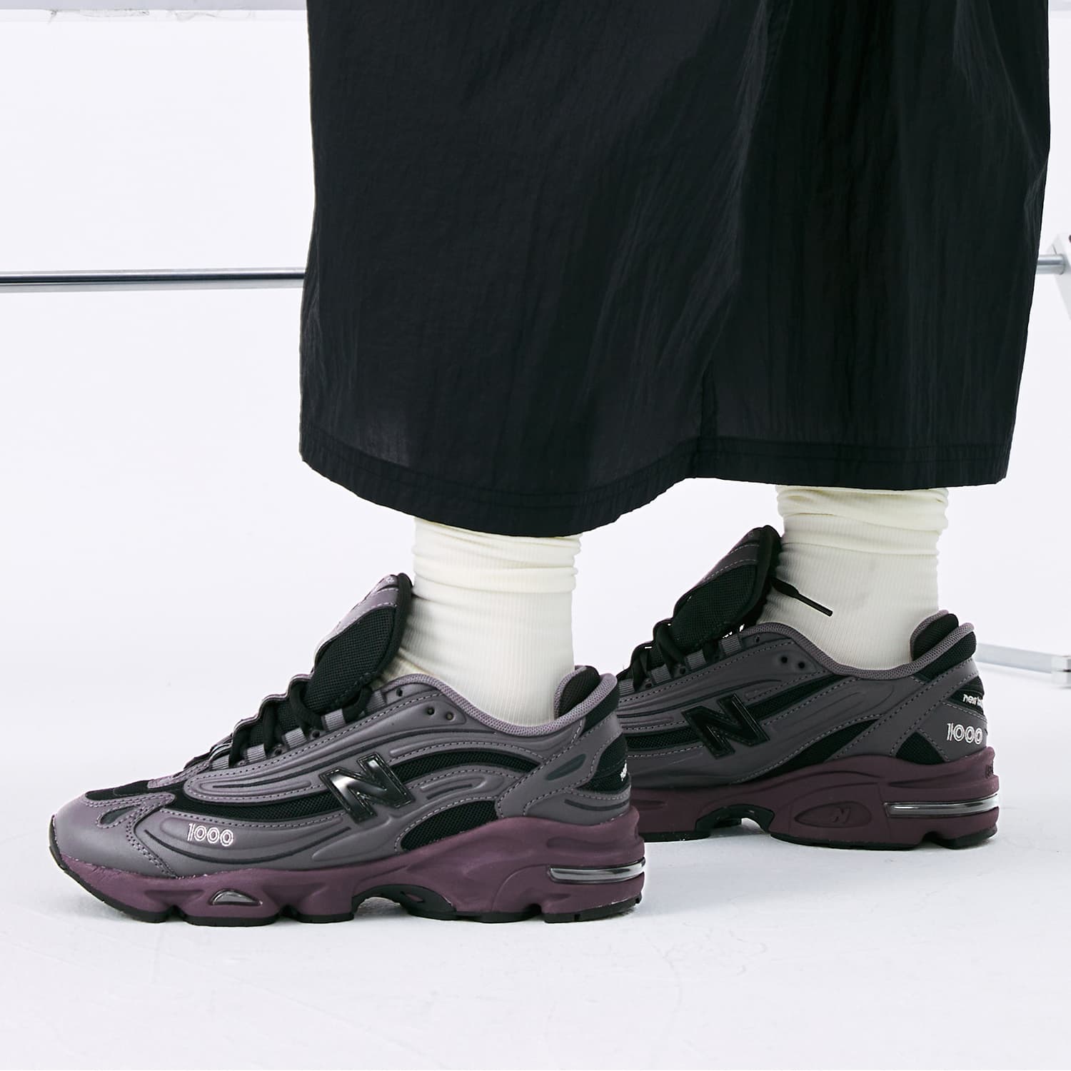 Кроссовки New Balance NB 1000 Амортизация Устойчивость к истиранию Дышащий Верх Поддержка Устойчивость к воздействию Легкий - изображение 6