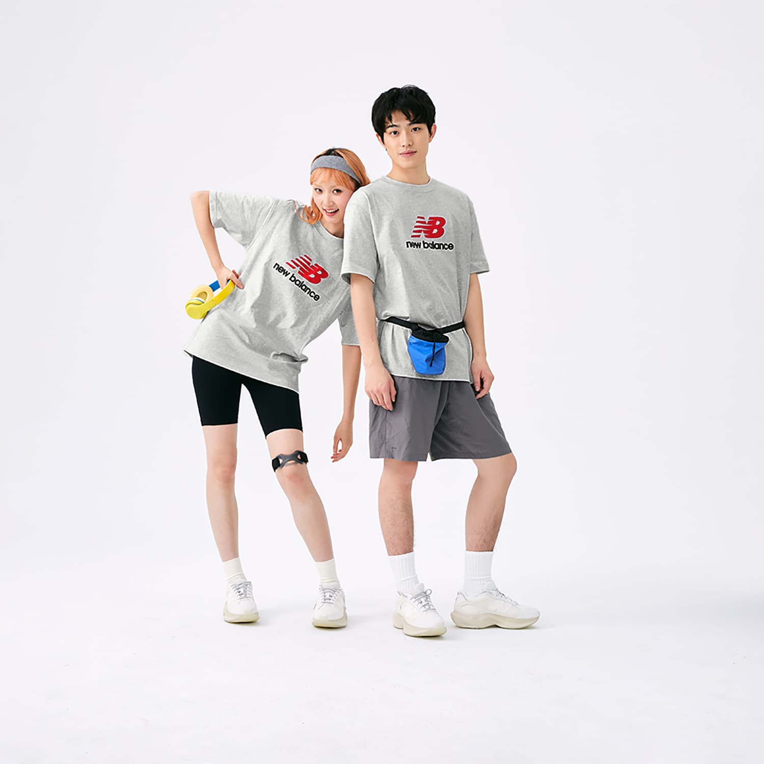 Футболка New Balance SS25 T Рубашка Унисекс Светло-Серый - изображение 3