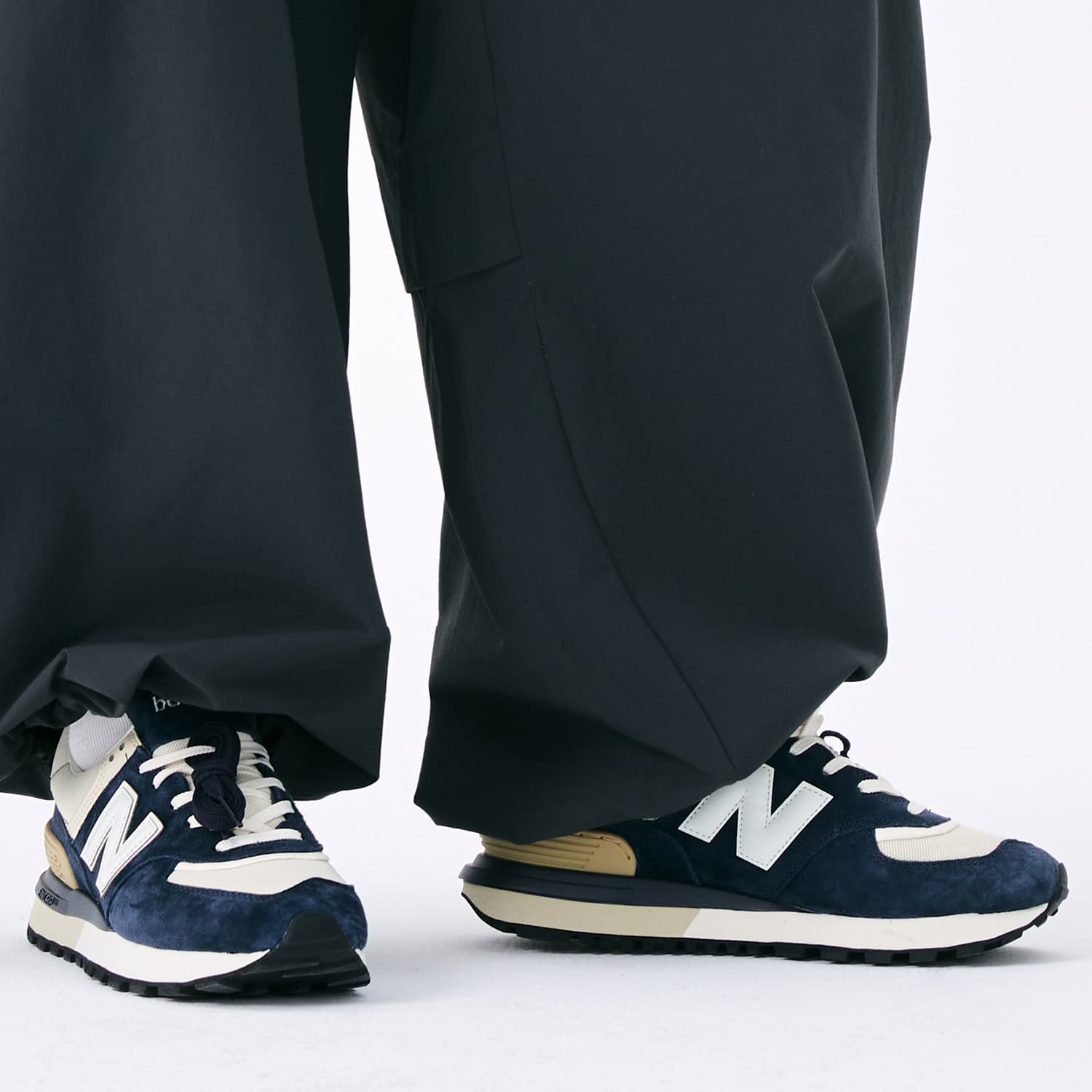 Кроссовки для бега New Balance 574 Legacy Blue White - изображение 12