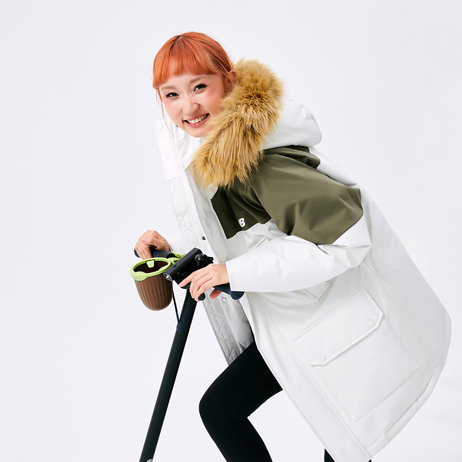Зимняя куртка New Balance Мужской пуховик белый - изображение 5