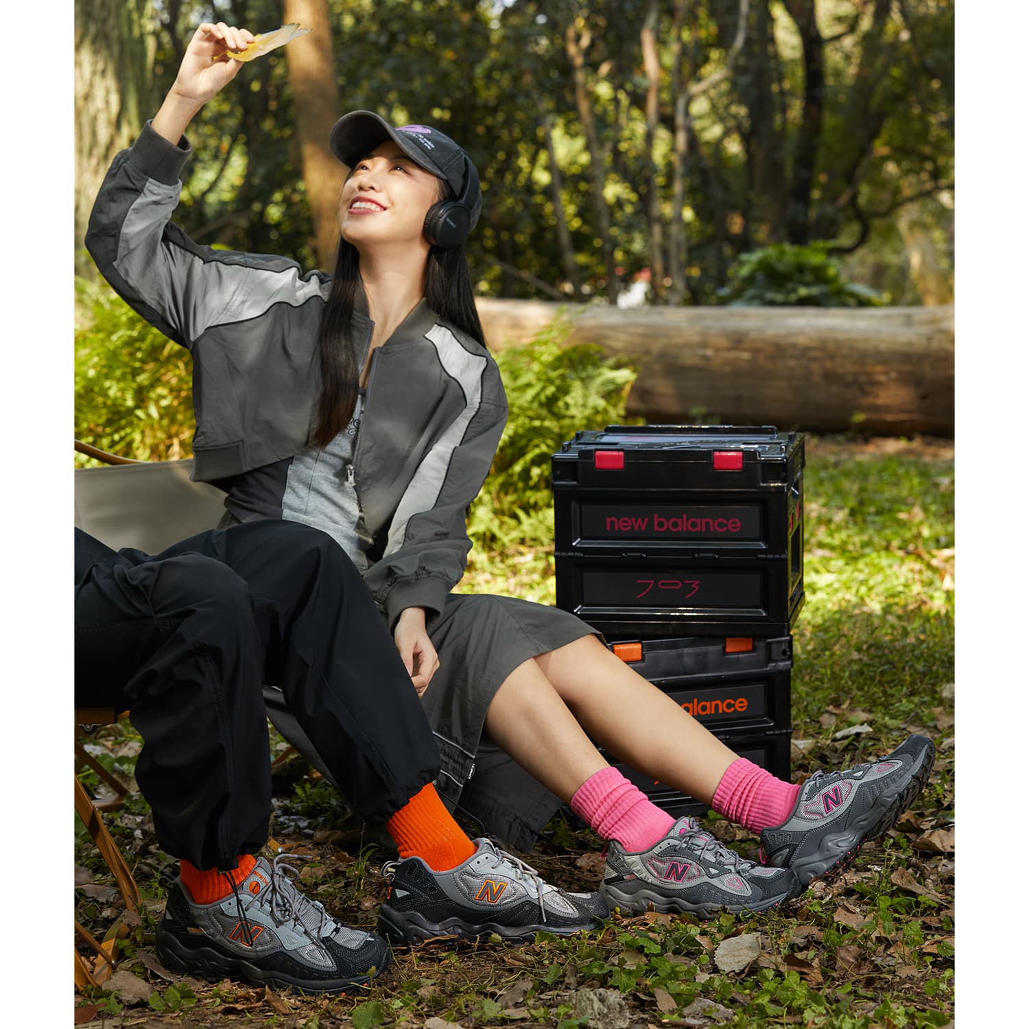 Кроссовки New Balance 703 Grey Pink - изображение 7