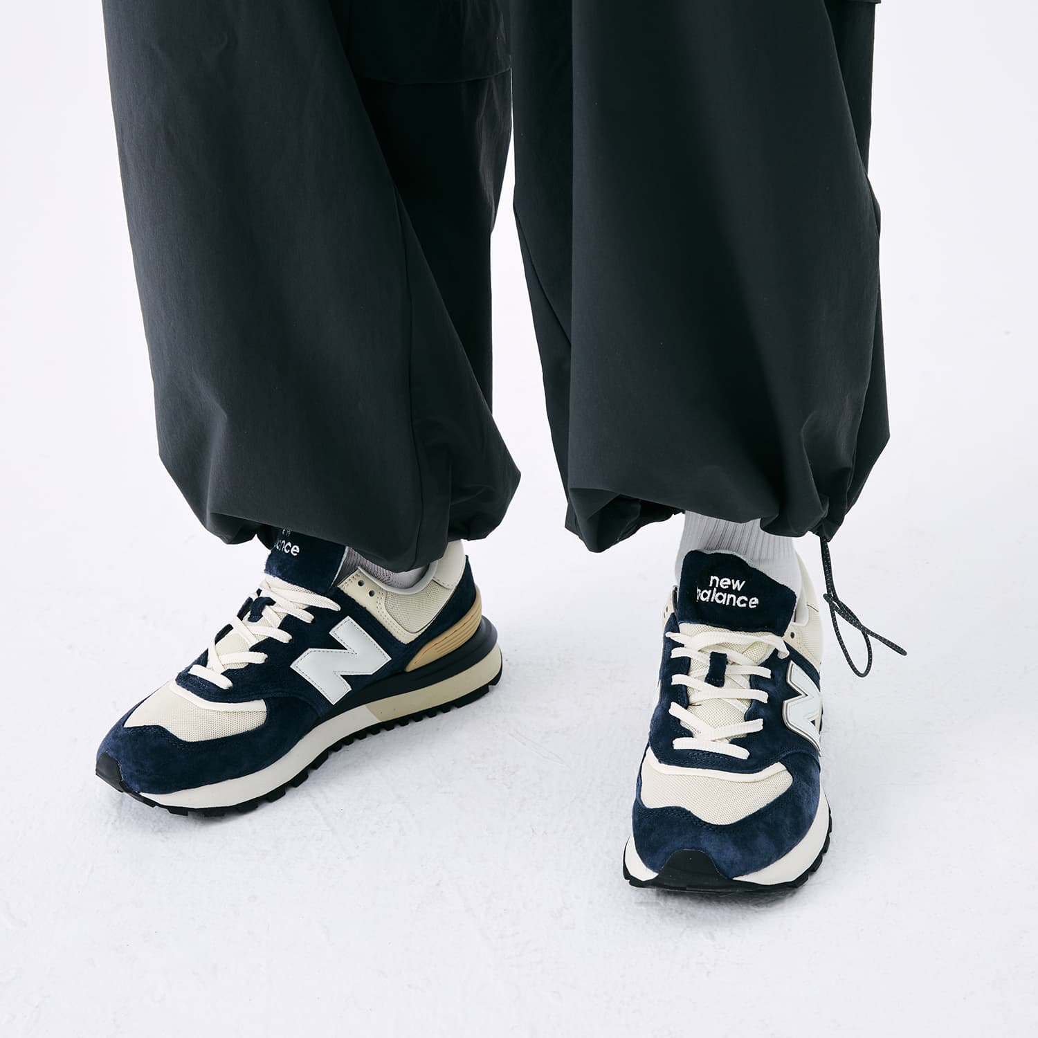 Кроссовки для бега New Balance 574 Legacy Blue White - изображение 11