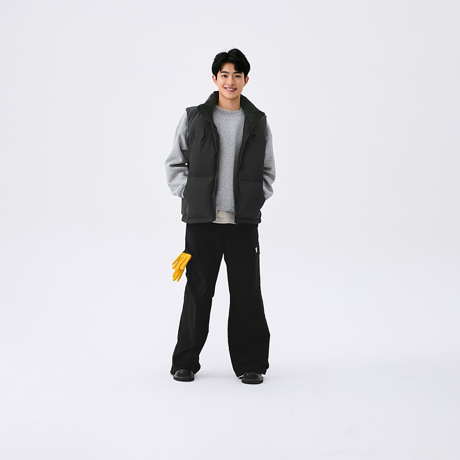 Жилет New Balance Lifestyle Casual Collection FW24 Гусиный пух Жилет Унисекс Черный - изображение 5