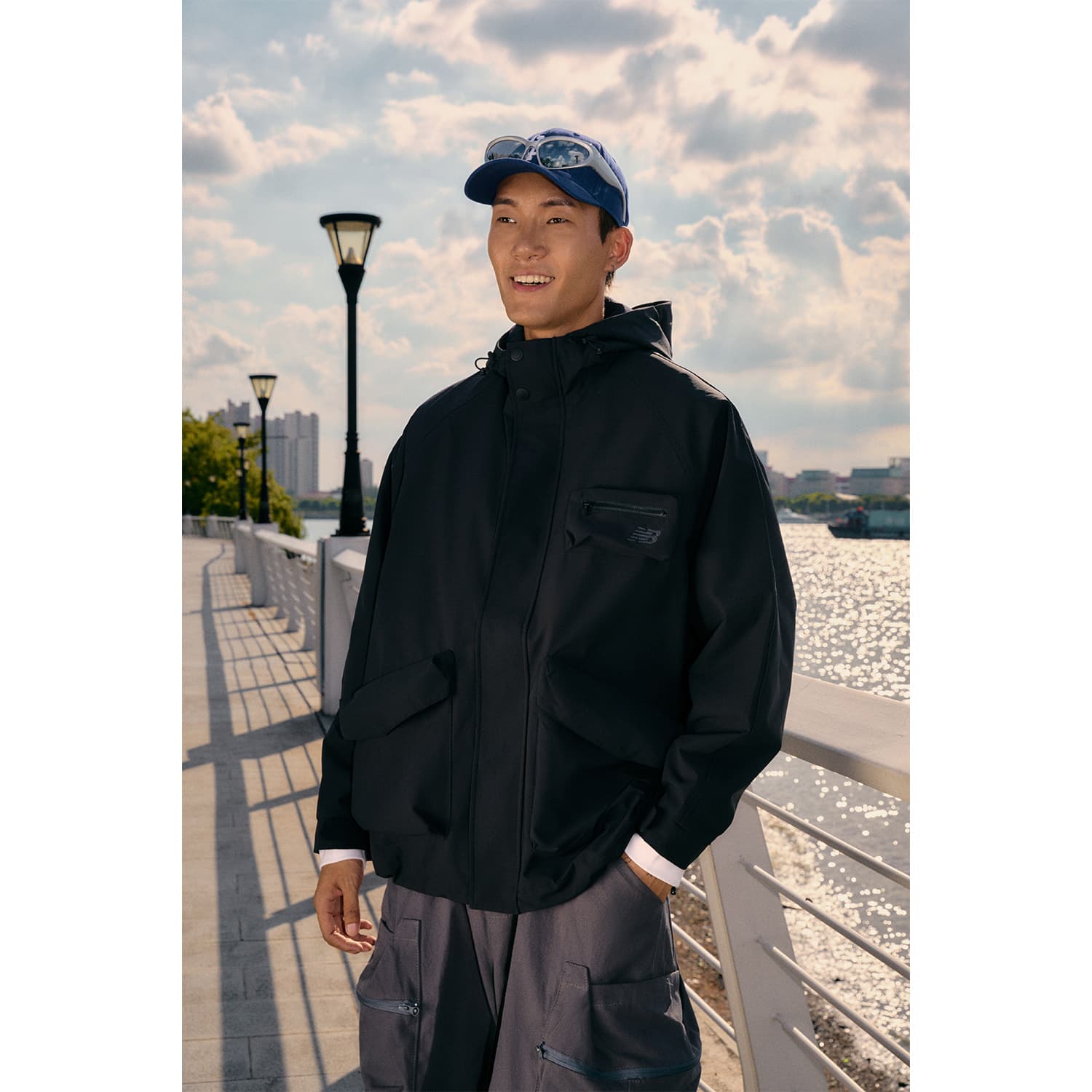Куртка New Balance Куртка Унисекс Черный - изображение 4