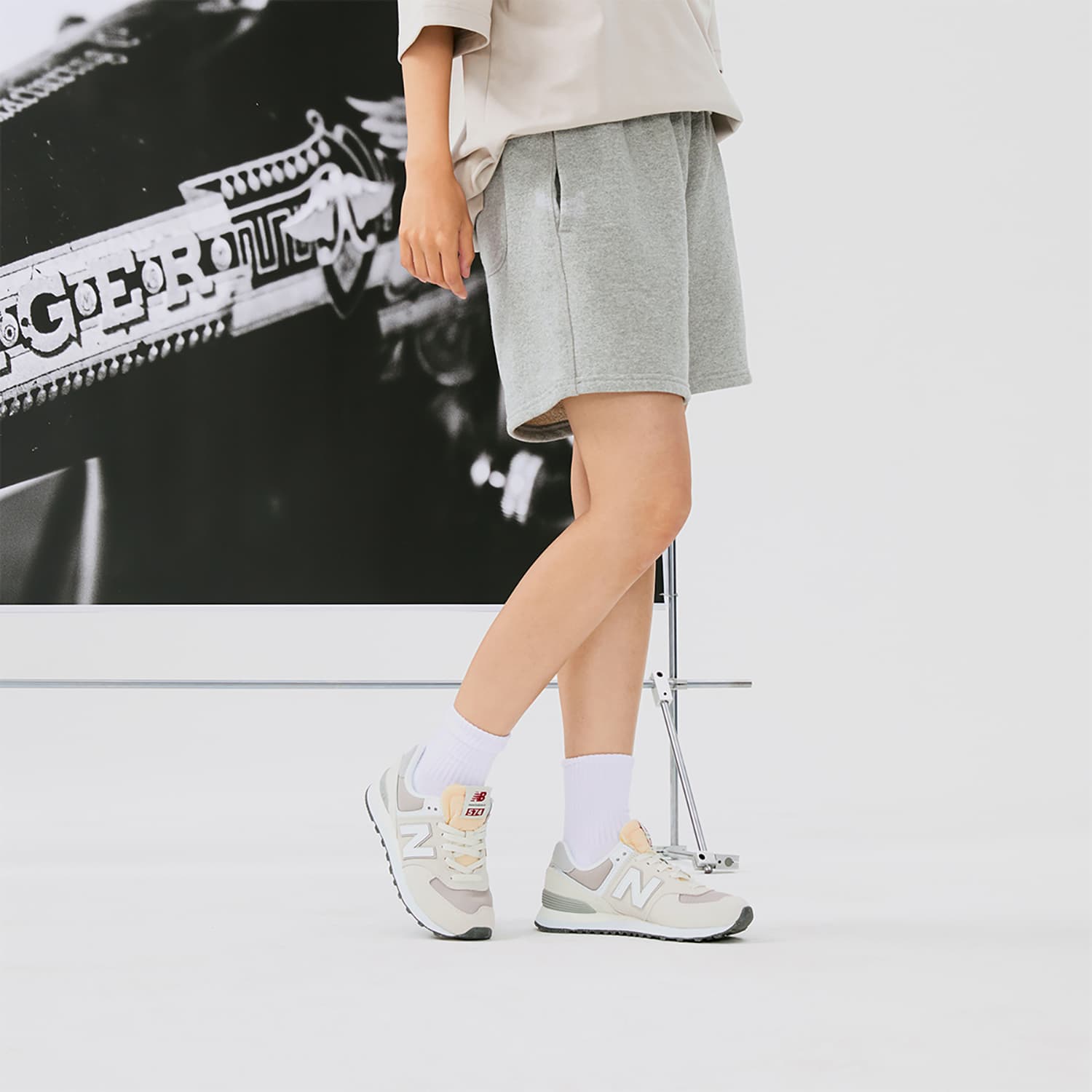 Кроссовки New Balance 574 White - изображение 10