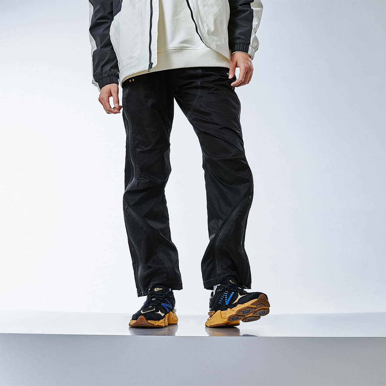 Кроссовки New Balance 9060 Black Yellow - изображение 12