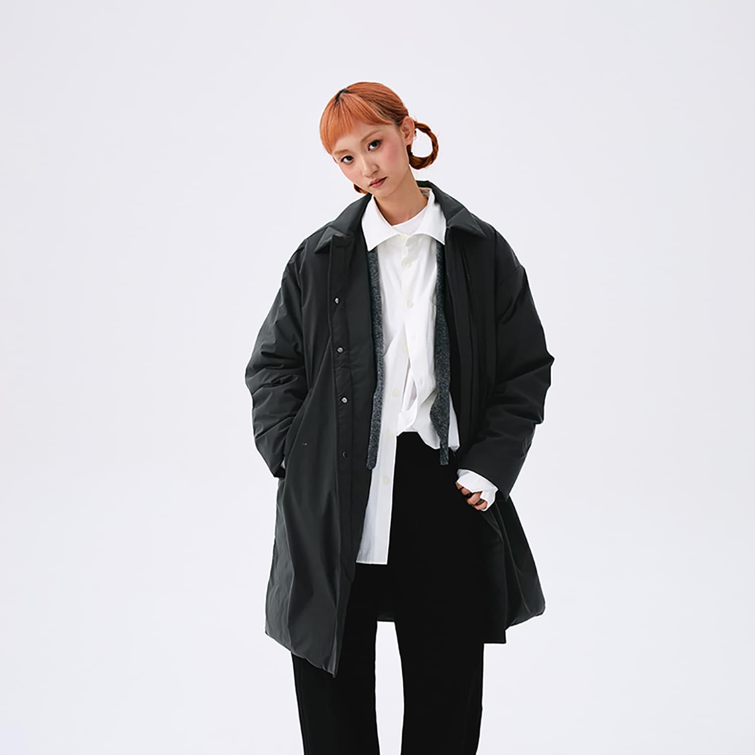 Зимняя куртка New Balance Lifestyle Casual Collection 24FW Пуховик Унисекс Темно-Серый - изображение 4