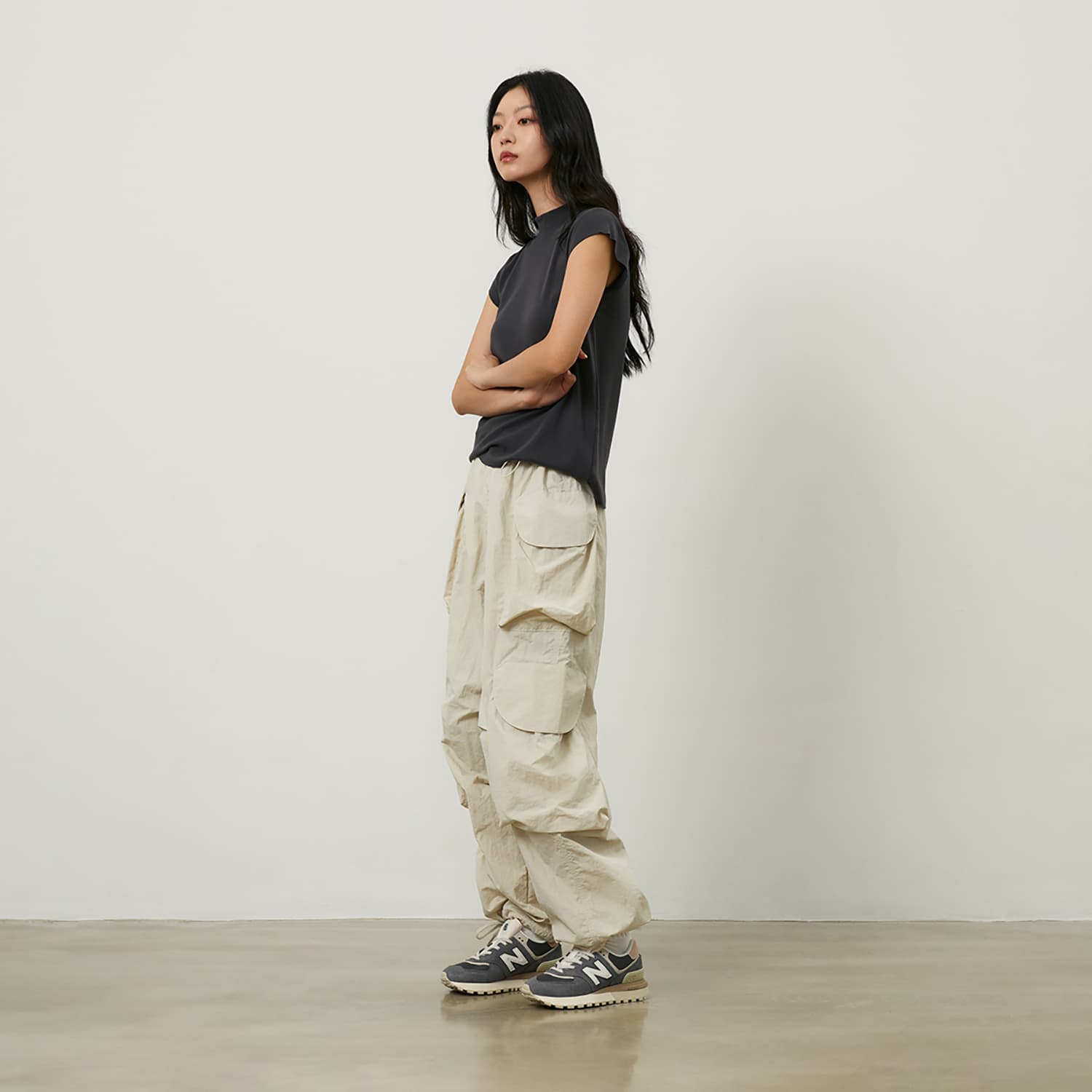 Кроссовки для бега New Balance 574 White - изображение 9
