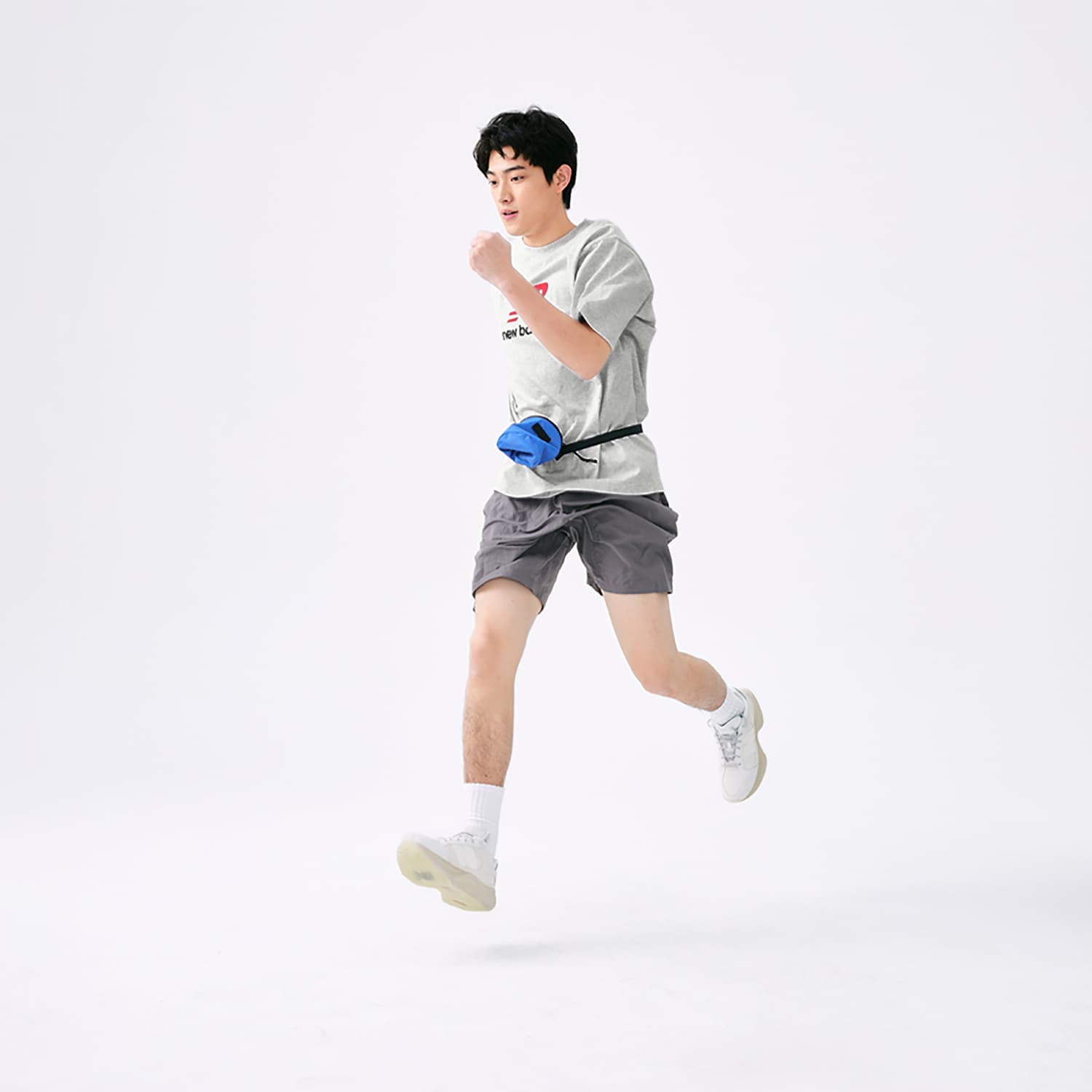Футболка New Balance SS25 T Рубашка Унисекс Светло-Серый - изображение 6