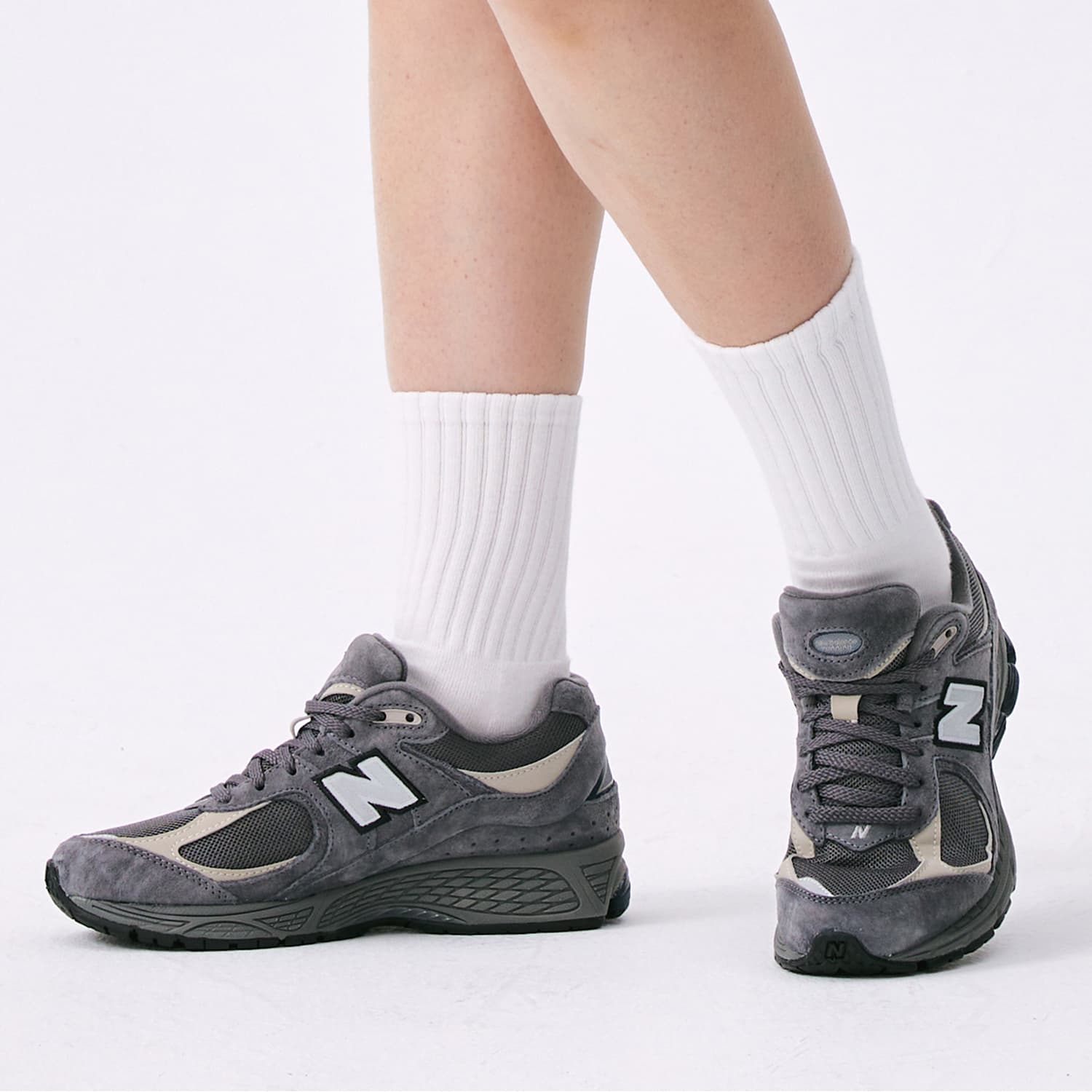 Кроссовки New Balance NB 2002R Low Топ Повседневная обувь Унисекс Серый - изображение 8