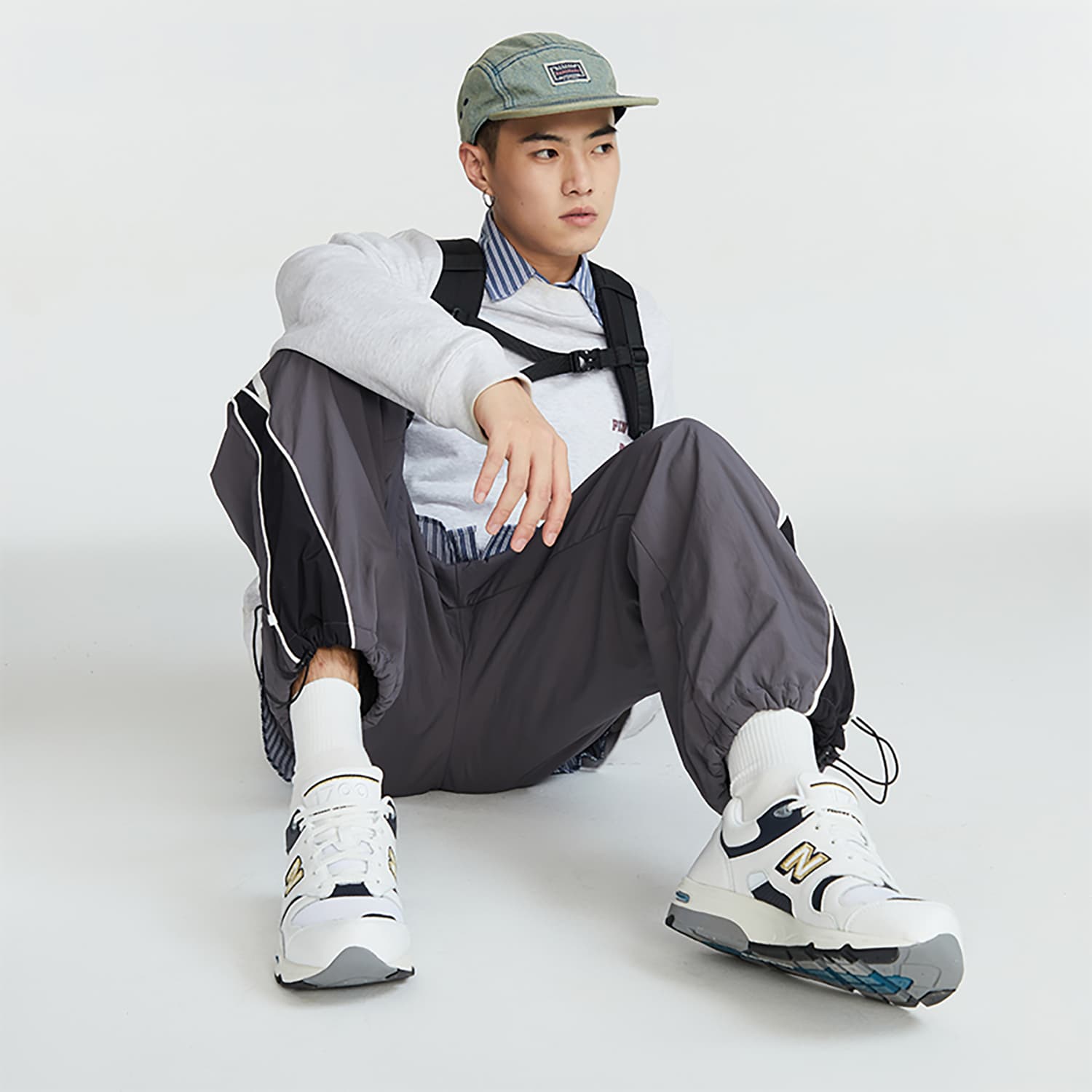 Кроссовки New Balance NB 1700 Амортизация Износостойкий Низкий Топ Повседневная Обувь Унисекс Белый - изображение 8