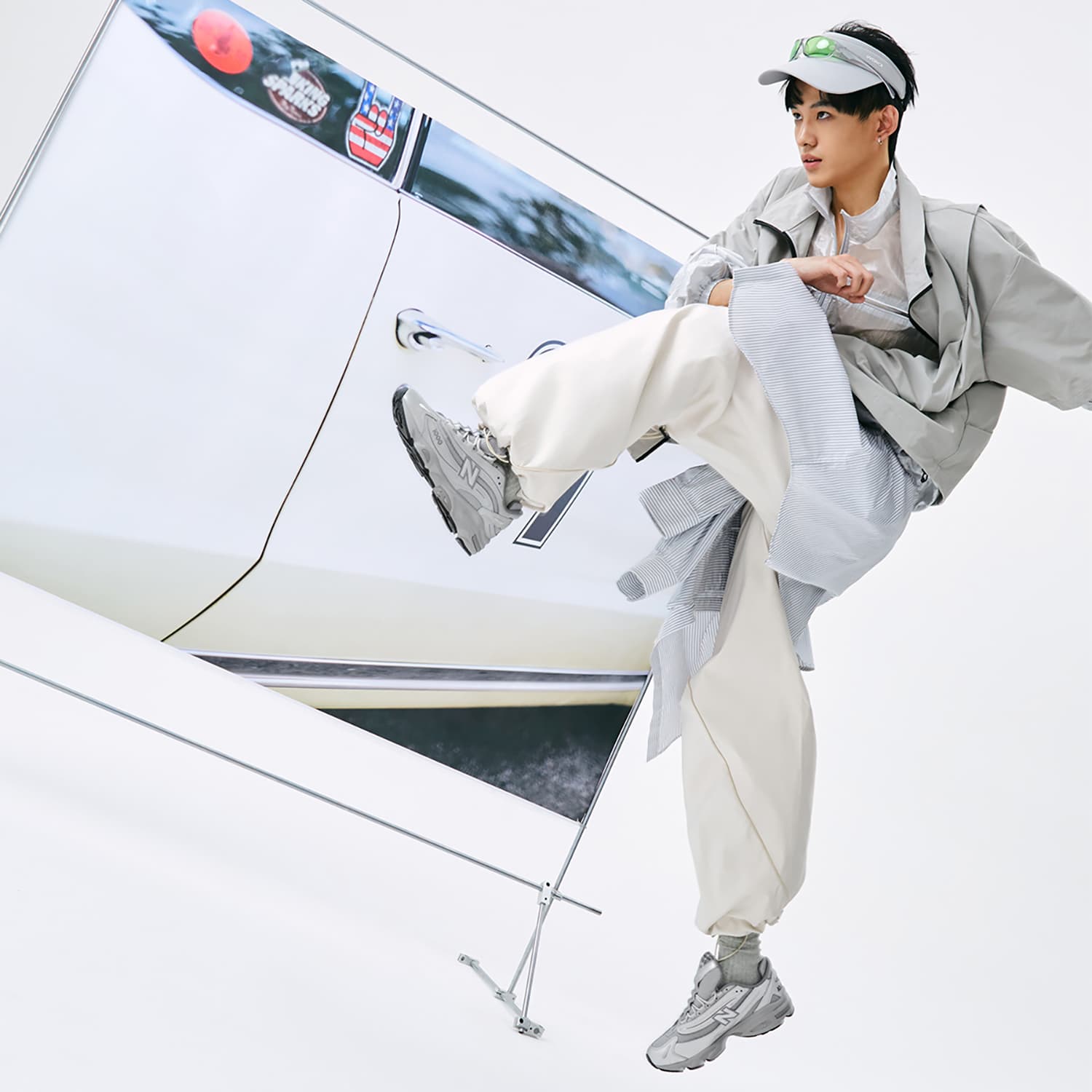 Кроссовки для бега New Balance 1000 Grey Silver - изображение 11