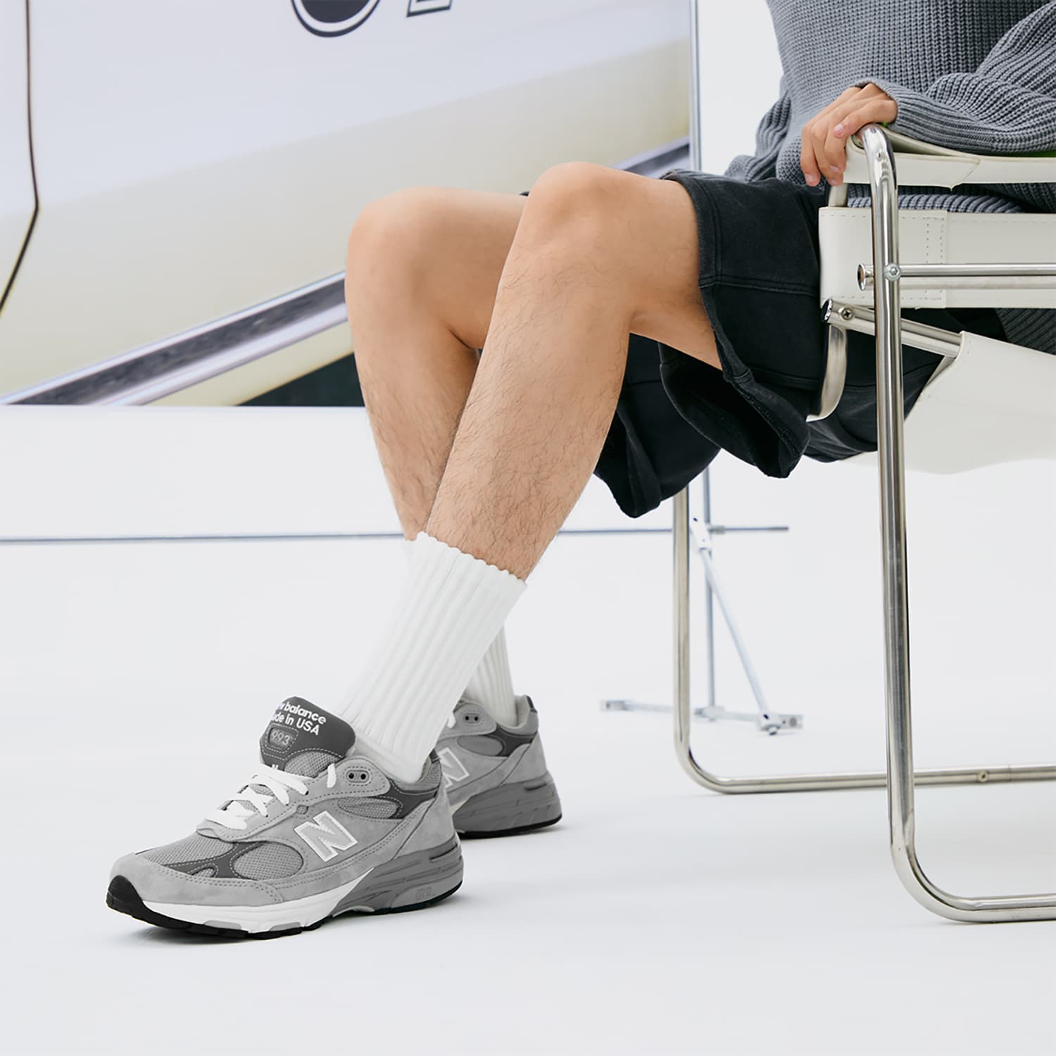 Кроссовки для бега New Balance 993 Grey - изображение 10
