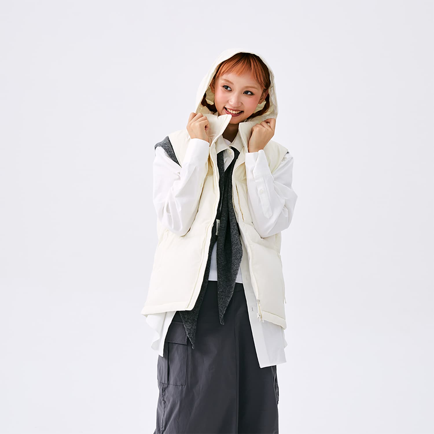 Жилет New Balance Lifestyle Casual Collection FW24 Гусиный пух Жилет Унисекс Белый - изображение 4