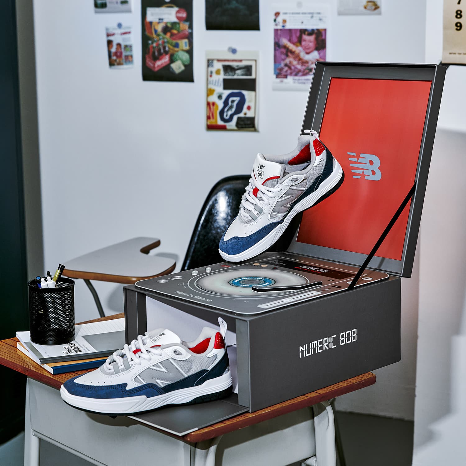 Кроссовки New Balance Tiago Lemos 808 White Blue - изображение 11