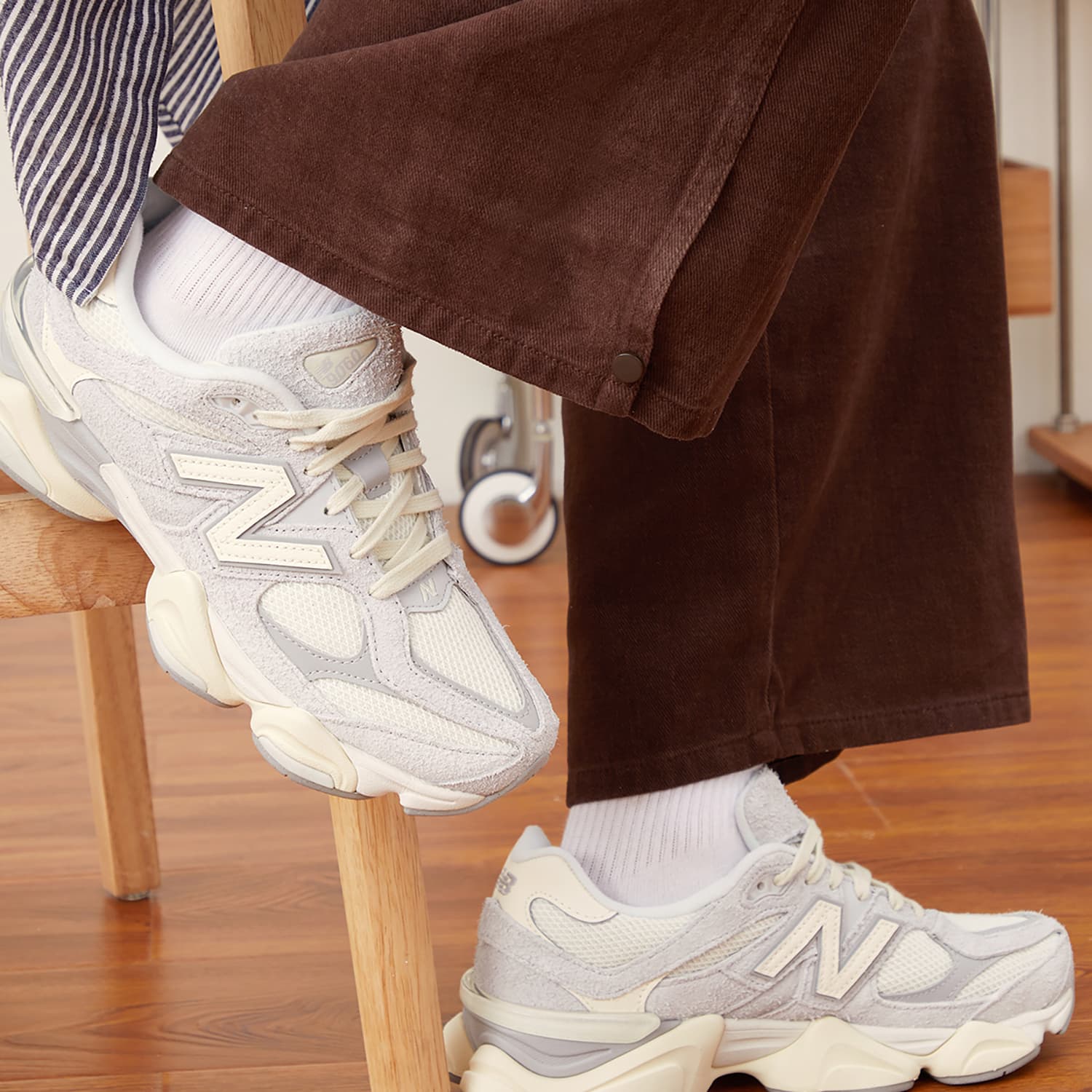 Кроссовки New Balance 9060 Grey White - изображение 7