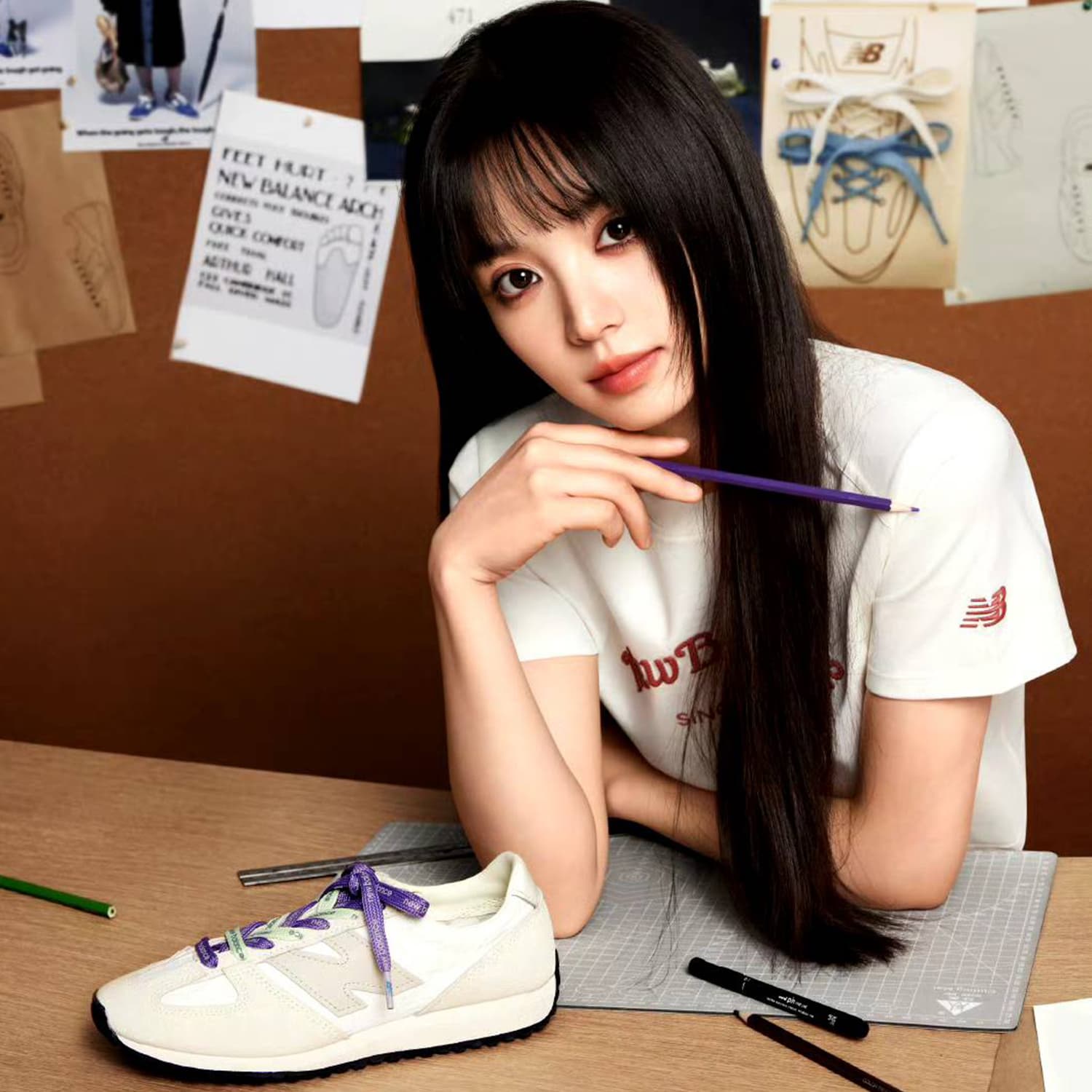Кроссовки New Balance NB 471 Износостойкий Легкий Сбалансированный Низкий Топ Повседневная Обувь Унисекс Белый Серый - изображение 5