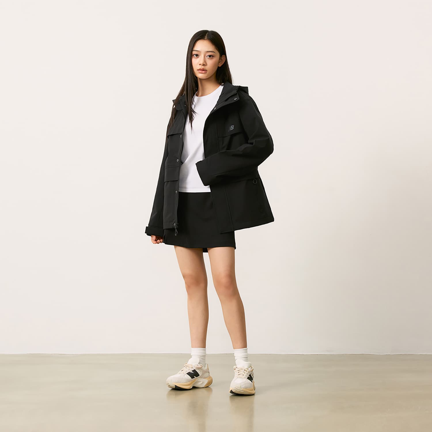 Куртка new balance Куртка Унисекс Черный - изображение 4