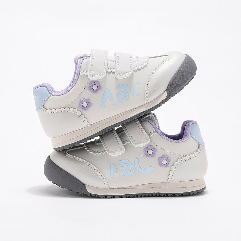 Кроссовки ABC KIDS Амортизация и легкость Kids Lifestyle Shoes Белый синий Фиолетовый Детский - изображение 7
