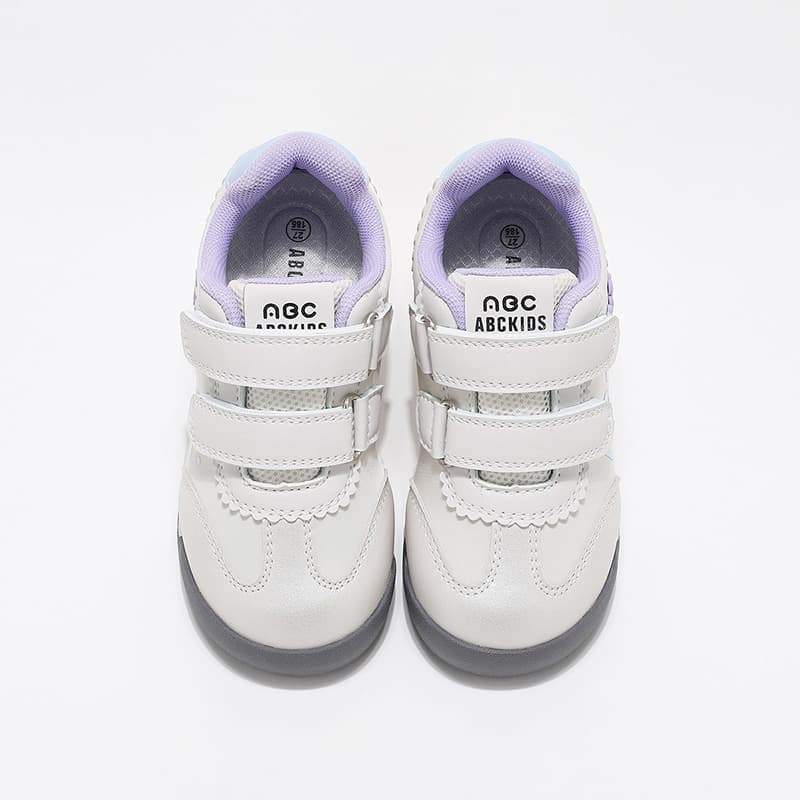 Кроссовки ABC KIDS Амортизация и легкость Kids Lifestyle Shoes Белый синий Фиолетовый Детский - изображение 3