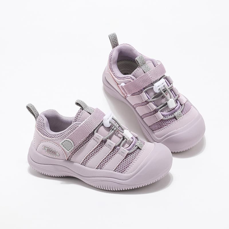 Кроссовки ABC KIDS Дышащий Амортизация и легкость Антискользящий Kids Lifestyle Shoes Фиолетовый Детский - изображение 4