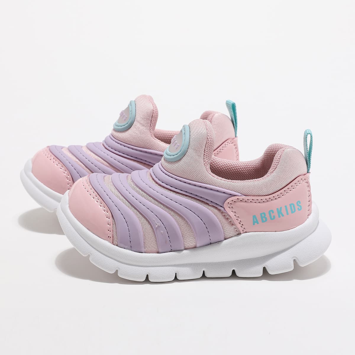 Кроссовки ABC KIDS Синтетическая кожа амортизация износостойкие низкие кеды обувь для малышей розовый фиолетовый - изображение 2