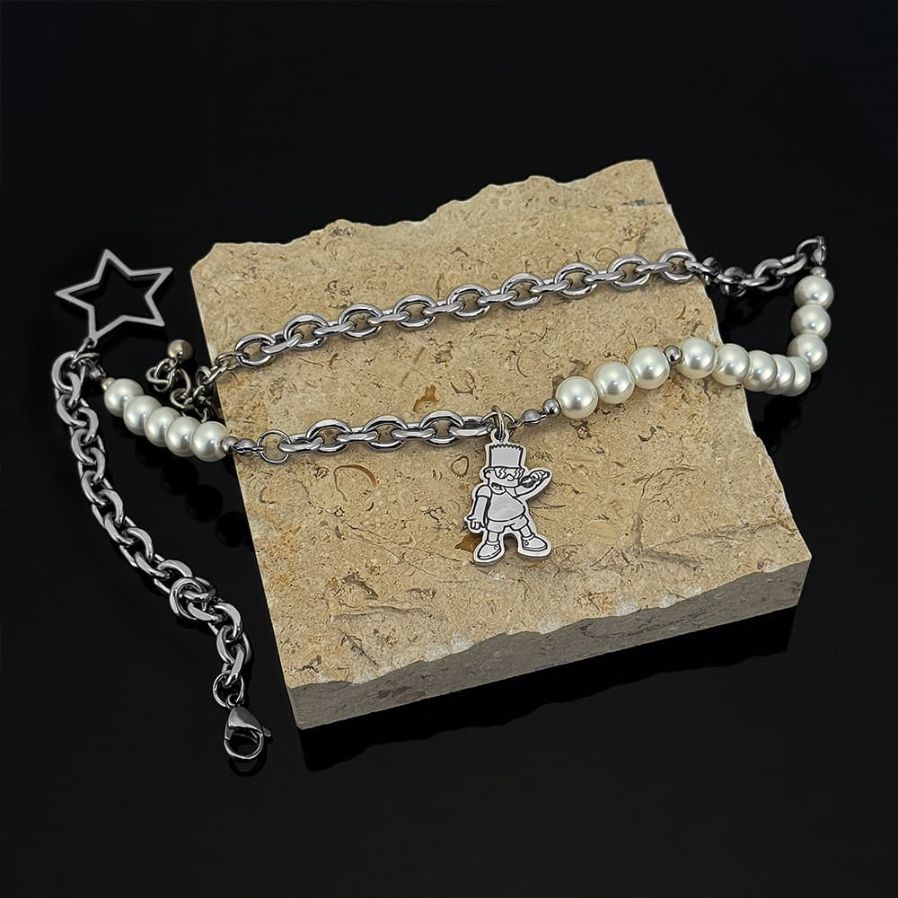 Ожерелье The Simpsons Titan Steel Necklaces Unisex Симпсоны Титановые Стальные Ожерелья Унисекс - изображение 2